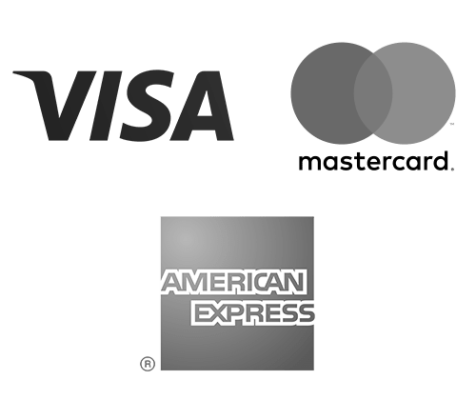 Visa, Mastercard und American Express