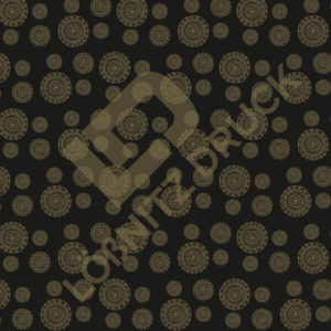 Bastelpapier Black and Gold Bohemian Muster 05