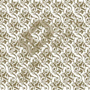 Bastelpapier Set Metallic Bold, White & Gold, blumig, 6-teilig, 30,5 x 30,5 cm, weiß, gold, kräftig