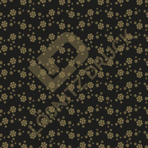 Bastelpapier Set Metallic Floral, Black & Gold, Blüte, 6-teilig, 30,5 x 30,5 cm, schwarz, gold, Blumen