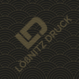 Bastelpapier Set Metallic Geometric, Black & Gold, Linie Halbreis, 6-teilig, 30,5 x 30,5 cm, schwarz, gold, Geometrie