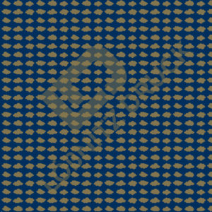 Bastelpapier Set Metallic Dots, Blue & Gold, Wolken, 6-teilig, 30,5 x 30,5 cm, blau, gold