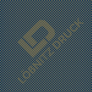 Bastelpapier Set Metallic Dots, Blue & Gold, Punkte, 6-teilig, 30,5 x 30,5 cm, blau, gold