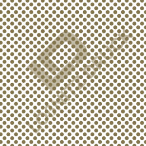 Bastelpapier Set Metallic Dots, White & Gold, große Punkte, 6-teilig, 30,5 x 30,5 cm, weiß, gold