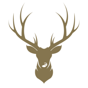 Platzdeckchen Motiv Hirsch, gold