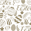 Platzdeckchen Motiv Ostern, gold