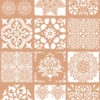 Fliesenaufkleber terracotta