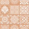 Fliesenaufkleber terracotta