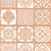 Fliesenaufkleber terracotta