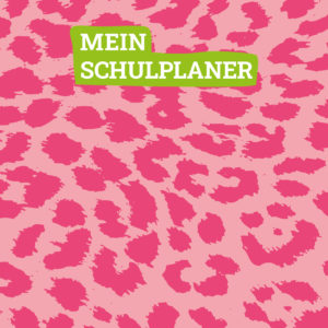 Cover des Hausaufgabenheftes mit Leoprint