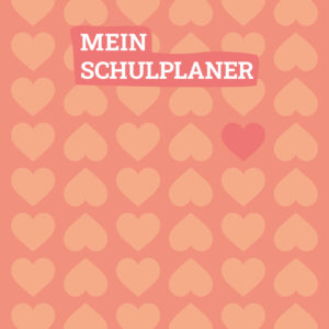 Cover des Hausaufgabenheftes Herzen
