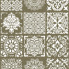 Fliesenaufkleber Wandaufkleber selbstklebend mit Ornamenten 12er Set verschiedene Größen und Farben