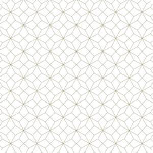 Untersetzer Geometric Metalleffekt gold