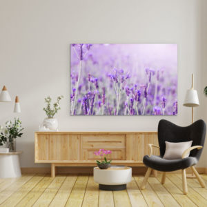 Alternative view of Wandbild einzigartig und modern - Lavendelfeld, 60 x 90 cm bis 120 x 180 cm