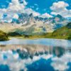 Wandbild - Montafon Silbertal Landscape