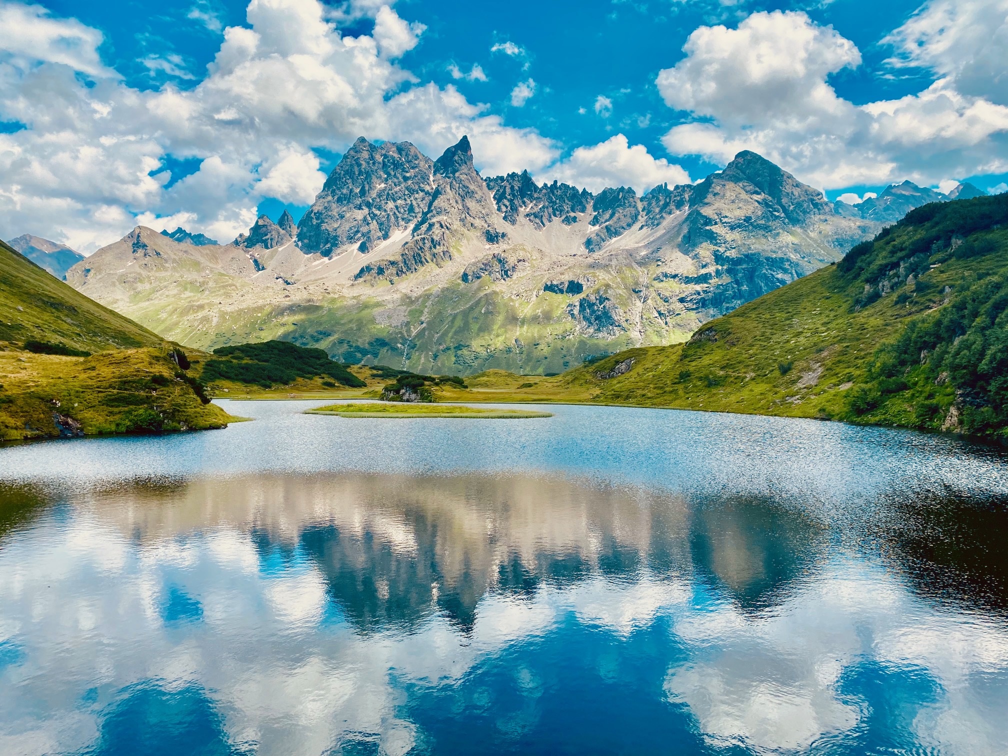 Wandbild - Montafon Silbertal Landscape