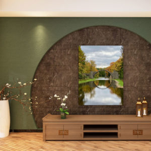 Alternative view of Wandbild Rakotzbrücke - Die mystische Teufelsbrücke - einzigartig und modern, 60 x 90 cm bis 120 x 180 cm