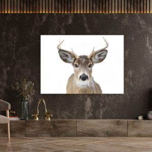 Alternative view of Wandbild einzigartig und modern - Hirsch, 60 x 90 cm bis 120 x 180 cm