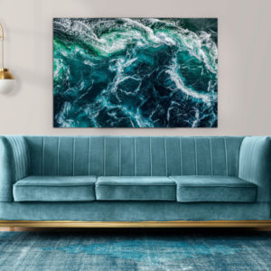 Alternative view of Wandbild Wasser Meer - einzigartig und modern,  60 x 90 cm bis 120 x 180 cm