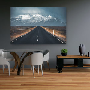 Alternative view of Wandbild einzigartig und modern - Straße in die Berge - 60 x 90 cm bis 120 x 180 cm