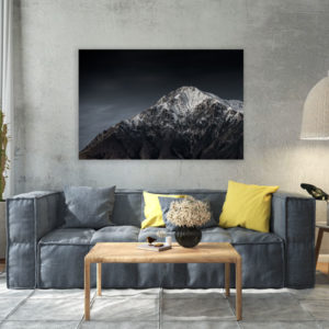 Alternative view of Wandbild einzigartig und modern - Der dunkle Berg - 60 x 90 cm bis 120 x 180 cm