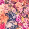 Wandbild Boho Blumenmeer