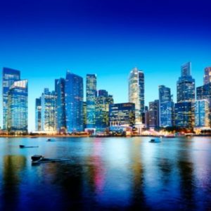 Wandbild-Panorama-von-Singapur