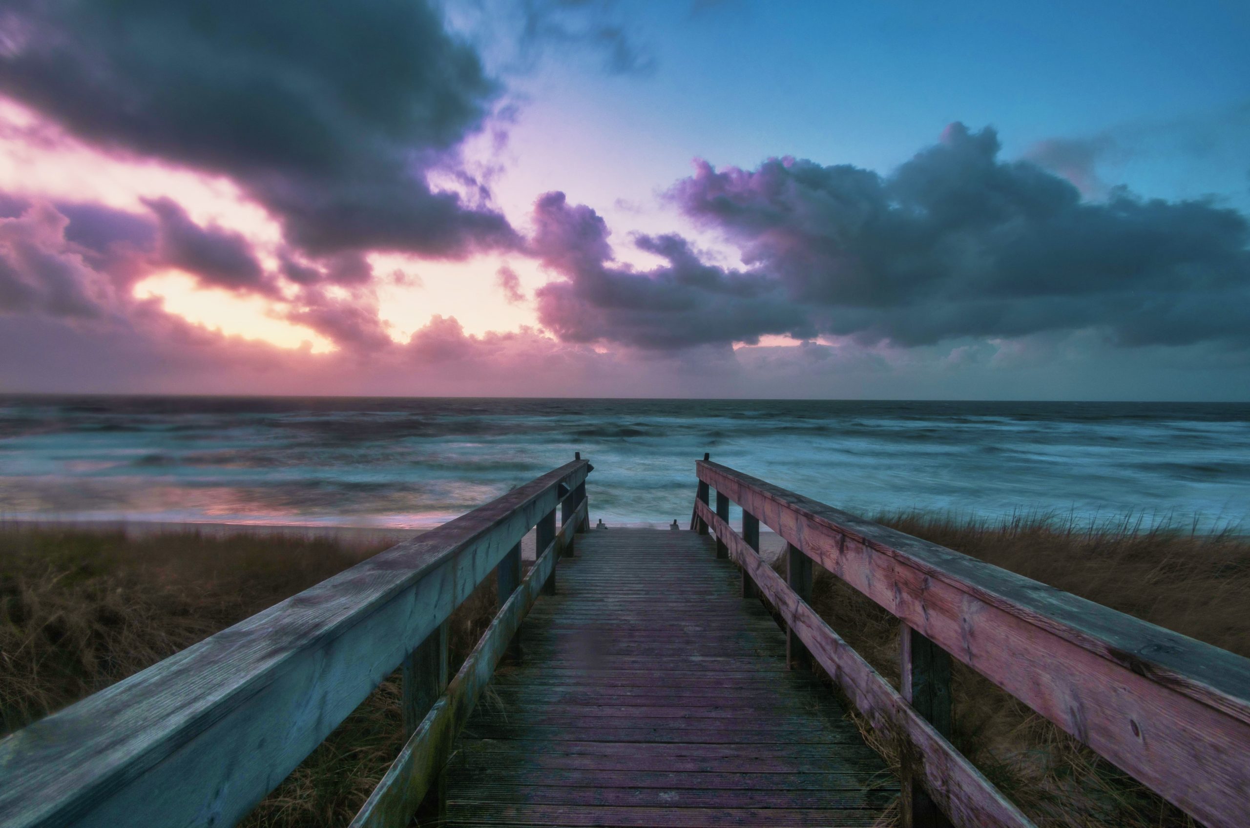 Wandbild Sonnenuntergang in Sylt