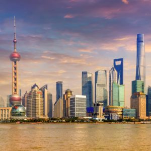Wandbild-Shanghai-Tower