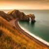 Wandbild-Wunderschoener-Sonnenaufgang-an-den-Klippen-von-England