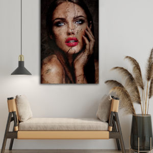 Alternative view of Wandbild - Sinnlicher Blick - einzigartig und modern - 90 x 60 cm bis 180 x 120 cm